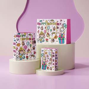 Sac de shopping en papier kraft personnalisé imprimé de luxe classique durable avec poignées en ruban - Product Image 3