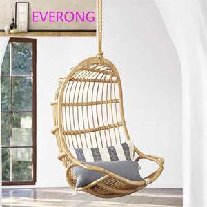 <span class=keywords><strong>Silla</strong></span> <span class=keywords><strong>Colgante</strong></span> de Ratán para Interiores/Exteriores, Diseño de Nido de Pájaro, Columpio de Patio para Relajarse - Product Image 1