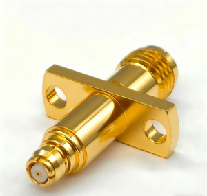 S <span class=keywords><strong>ma</strong></span>/SMP-KFKC1 S <span class=keywords><strong>Ma</strong></span> แจ็ค SMP 2-Hole การติดตั้งแปลน RF COAXIAL อะแดปเตอร์ชุบทองสำหรับการทดสอบไมโครเวฟ - Product Image 2