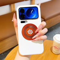 Étui de téléphone en cuir tissé à la mode avec graphène pour Xiaomi 14 15 17 Ultra Pro Max POCO F7 F8 Pro Ultra, dissipation thermique, coque magnétique