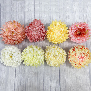 Fleurs artificielles Meiyu Craft, têtes de chrysanthèmes simulées en soie, pour décorations de maison et de mariage - Product Image 2