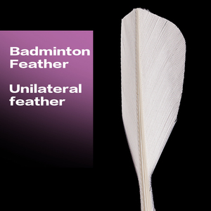 Niveau professionnel Durable Demi Plume Canard Badminton Volants Super Pas Cher Outil D'entraînement PU Tête De Liège Classe Numéro De Modèle - Product Image 5