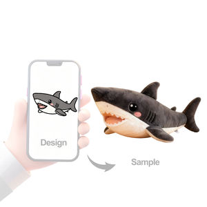 ของเล่นตุ๊กตาหมีน่ารัก & ฉลามทำจากผ้าฝ้าย PP นุ่มพิเศษของเล่นปาร์ตี้สำหรับทั้งชายและหญิง - Product Image 2