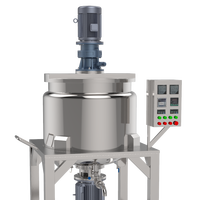 Machine de fabrication de savon liquide et de détergent pour la vaisselle en acier inoxydable haute sécurité avec pompe pour gel d'aloe vera et produits chimiques