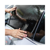 Film Kaca Mobil VLT 5% Warna Hitam Gelap PET, Anti Panas, Anti UV, Berganti Warna, Garansi 1 Tahun