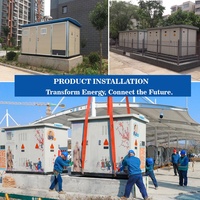 Subestación Transformadora de Distribución de Energía Compacta Prefabricada Combinada Eléctrica de 33KV 2500kVA Personalizada YBG