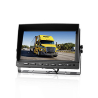Monitor DVR Mobil 24V, dasbor Digital Auto AHD 1080P TFT LCD layar terpisah RGB kamera cadangan alat bantu mundur 9 inci