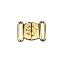 Fermoir personnalisable en forme de fleur pour accessoire de natation à encliqueter sans chrome et nickel nouveau style accessoire de sous-vêtement