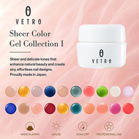 Ensemble de vernis à ongles en gel UV à effet transparent, couleurs délicates, légères et sans effort, pour des designs d'ongles fluides