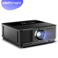 VIVIBRIGHT PT6000 4K 13800 Lumens Projecteur pour Grandes Salles Double Laser Lentille Interchangeable Installations Artistiques 3D Garantie 3 Ans