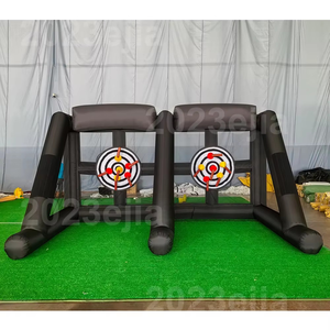 Juego <span class=keywords><strong>de</strong></span> Lanzamiento <span class=keywords><strong>de</strong></span> Hachas Inflable Gigante para Carnaval, Resistente, con Doble Objetivo para <span class=keywords><strong>Alquiler</strong></span> en Eventos - Product Image 1