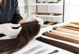 <span class=keywords><strong>Coda</strong></span> <span class=keywords><strong>di</strong></span> <span class=keywords><strong>Cavallo</strong></span> Sintetica con Clip a Griffe Biondo Cenere Balayage da 27 Pollici, Extension Capelli Ondulati Naturali per Donna - Vendita all'Ingrosso - Product Image 5