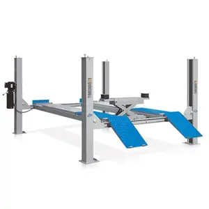 Baohua Bestseller Onground Type Auto Reparatie Center Auto Vier Post Lift Machine Met Lifting Platform Voor Garage Apparatuur