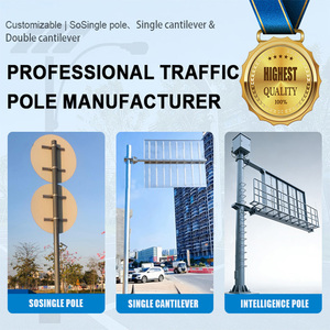 Poste <span class=keywords><strong>de</strong></span> Señalización <span class=keywords><strong>de</strong></span> Tráfico <span class=keywords><strong>de</strong></span> Acero Galvanizado en Caliente <span class=keywords><strong>de</strong></span> Alta Resistencia a la Corrosión, 3m-12m, Señalización Direccional Vertical para Carreteras - Product Image 6