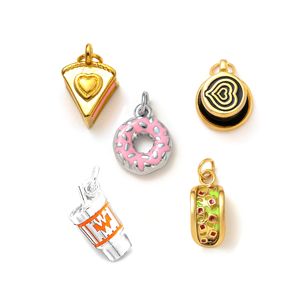 ความสุขของชีวิต | เสน่ห์เคลือบสแตนเลสสำหรับการทำเครื่องประดับ DIY | กาแฟ, เพลง, ชาการเดินทาง, ความรัก, จี้หูฟัง - Product Image 4