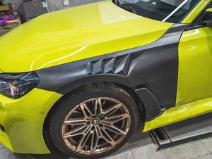บังโคลนคาร์บอนไฟเบอร์สำหรับ BMW M2 G87 รุ่นอัพเกรดพร้อมบังโคลนแบบเปิดสไตล์ Alpha N - Product Image 2