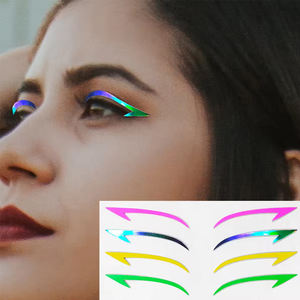 Autocollant de tatouage Eyeliner floral écologique personnalisé en gros maquillage des yeux sourcil sexy français tatouage imperméable pour filles/femmes - Product Image 3