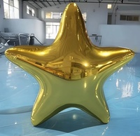 Ballon de football miroir gonflable personnalisé pour événements et promotions, ballon de football réfléchissant en PVC avec taille, couleur et logo personnalisés