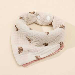 Bavoirs bandana pour bébé en mousseline teinte, prêts à être expédiés, unis, très vendus, imperméables, 100% coton doux, Kids Tales Support - Product Image 6
