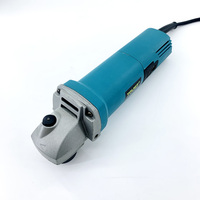 TOLHIT Mini-meuleuse d'angle sans fil 4 pouces à moteur brossé, interrupteur coulissant, électrique portable 810W, modèle 801, pour le conditionnement des surfaces