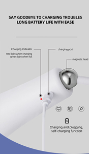 <span class=keywords><strong>Lampe</strong></span> <span class=keywords><strong>de</strong></span> bureau rechargeable USB avec variateur tactile stéréo, <span class=keywords><strong>lampe</strong></span> <span class=keywords><strong>de</strong></span> bureau multifonctionnelle pour le bureau et les ongles - Product Image 5