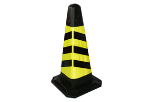 Vòng Nâng Hai Tai Bằng Cao Su Hình Nón Hình Vuông Cảnh Báo An Toàn Nón Giao Thông Khẩn Cấp Phản Quang - Product Image 3