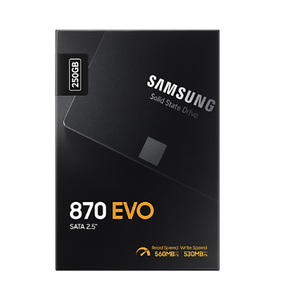 Orijinal marka çekti MZ-77E250BW 870 EVO PCIe 3.0 NVMe M.2 250GB katı hal sürücü - Product Image 1