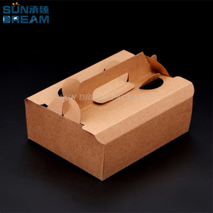 Caja para <span class=keywords><strong>Pollo</strong></span> Asado con Relieve y Laminación Mate, Reciclable, Portátil, con Compartimentos Separados para Comida para Llevar, Ideal para <span class=keywords><strong>Pollo</strong></span> Frito Coreano - Product Image 4