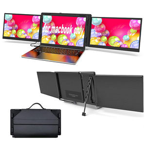Moniteur portable triple <span class=keywords><strong>OFIYAA</strong></span> <span class=keywords><strong>P2</strong></span> Pro pour ordinateur portable 13,3 pouces, écran double, extension d'écran, compatible avec les MacBook M1 - Product Image 1