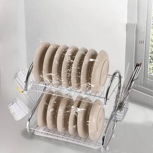 Support de rangement en acier inoxydable grande capacité, support de rangement pour couverts, support <span class=keywords><strong>à</strong></span> <span class=keywords><strong>verres</strong></span> <span class=keywords><strong>à</strong></span> vin suspendu, étagères de cuisine - Product Image 2