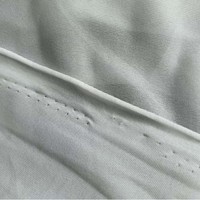 Tissu brocart imprimé léger 85g simple face, respirant, anti-odeur, en polyester non élastique, pour accessoires en soie