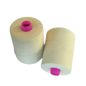 Eco-friendly 110g 40/3 30s/3 Fireproof Aramid PTFE Sewing Thread For Fireproof Fabric Cloth