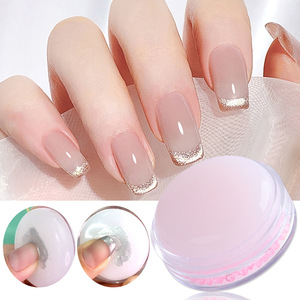 Outil <span class=keywords><strong>de</strong></span> tamponnage en acrylique pour nail art, tête en silicone souple, tampon en gelée, motif sourire, gabarit <span class=keywords><strong>de</strong></span> <span class=keywords><strong>manucure</strong></span> pour le style des ongles - Product Image 1