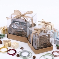 Boîte Cadeau en Plastique Transparente Vide pour Faveurs de Mariage, Matériau PVC, Prix Bas, Vente en Gros par Fabricants Chinois CSMD