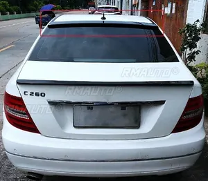 สปอยเลอร์หลังสำหรับรถยนต์เมอร์เซเดสเบนซ์ C-Class W204 C180 C250 C300 C63 ปี 2007-2013 ชุดแต่งสปอยเลอร์หลังคา อุปกรณ์ตกแต่งรถยนต์ - Product Image 4