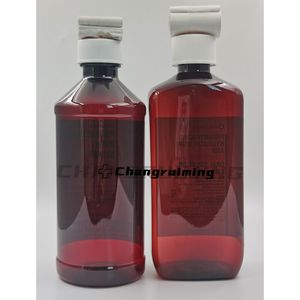 473ml nhựa màu hổ phách chai pint với màn hình lụa in ấn CRC mũ với crack âm thanh khi mở - Product Image 1