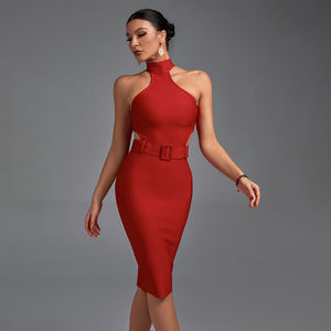 2021 primavera nuovi <span class=keywords><strong>abiti</strong></span> <span class=keywords><strong>da</strong></span> donna alla moda senza maniche Slim Fit stile <span class=keywords><strong>Midi</strong></span> aderenti in tinta unita Clubwear <span class=keywords><strong>da</strong></span> sera bende <span class=keywords><strong>da</strong></span> <span class=keywords><strong>sposa</strong></span> abito con cintura - Product Image 6