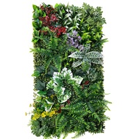 Mur végétal suspendu 100*50CM, décoration murale en herbe verte colorée, plantes de gazon Milan, murs floraux pour la décoration d'hôtels et de centres commerciaux