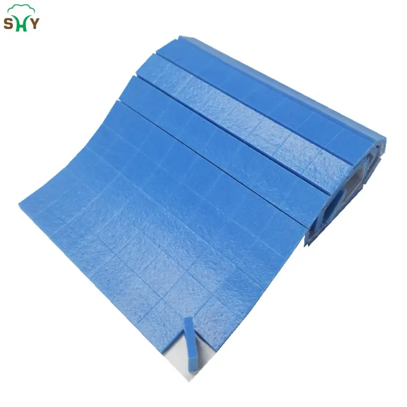 Hot Koop 18*18*4Mm Blauw Zelfklevende Pvc Schuim Spacer Pads Voor Glas Bescherming Zelfklevende Foam pads