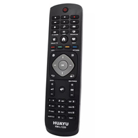 Télécommande TV HUAYU RM-L1220 pour téléviseurs 3D/LCD/LED HDTV avec 2 piles AAA, 46 boutons, prise en charge OEM/ODM