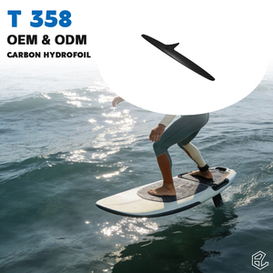 Aile arrière Performance Wing Foil GY 358/35 Skinny Carbon Stabilizer, aile de queue réactive pour le kitesurf et les sports nautiques - Product Image 1