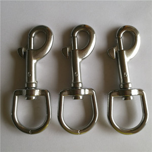Mosqueton pivotant en acier inoxydable poli avec finition noire, crochet à œil pivotant, mosqueton pour chien, utilisation pour animaux de compagnie, vente en gros - Product Image 2