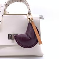 Porte-clés vintage en forme de croissant de lune, pendentif porte-bonheur pour clés de voiture, accessoire cadeau créatif porte-bonheur