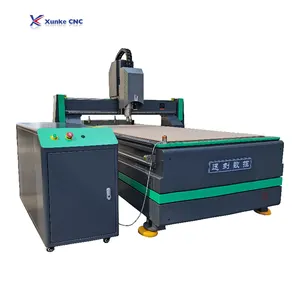 Xunke 2024 nuevo diseño cambio automático de herramientas carpintería ATC CNC enrutador mesa de vacío 3 ejes ATC enrutador CNC máquina