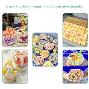 Làm mát nhanh chóng chiên sữa chua CuộN Máy làm kem thương mại đông lạnh <span class=keywords><strong>Ice</strong></span> <span class=keywords><strong>Cream</strong></span> Maker - Product Image 3