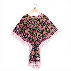 Lightweight Eco-Friendly Breathable Washable Pure Cotton Knitted V-neck Quilted Stripe Reversible Floral Print Full Sleeve - Product Image 1
