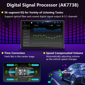 Điều hướng ô tô đa năng 13 inch 7870 Màn hình cảm ứng Radio Bluetooth Âm thanh nổi Âm nhạc Định vị <span class=keywords><strong>GPS</strong></span> Máy nghe nhạc Video 5G/4G WiFi - Product Image 5