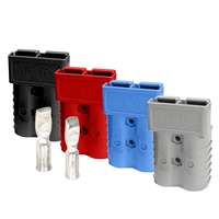 Connecteur de batterie pour nacelle élévatrice 350A, prise d'alimentation bipolaire, coque PC UL94V0 pour l'entretien du câble de charge de nacelle élévatrice