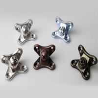 Support d'armoire de cuisine en alliage de zinc support d'angle papillon connecteur d'angle en bois