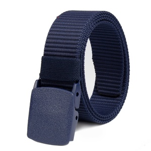 Ceinture en nylon sans métal, boucle automatique tactique, entièrement réglable (sans trous), légère et respirante pour hommes et femmes - Product Image 3